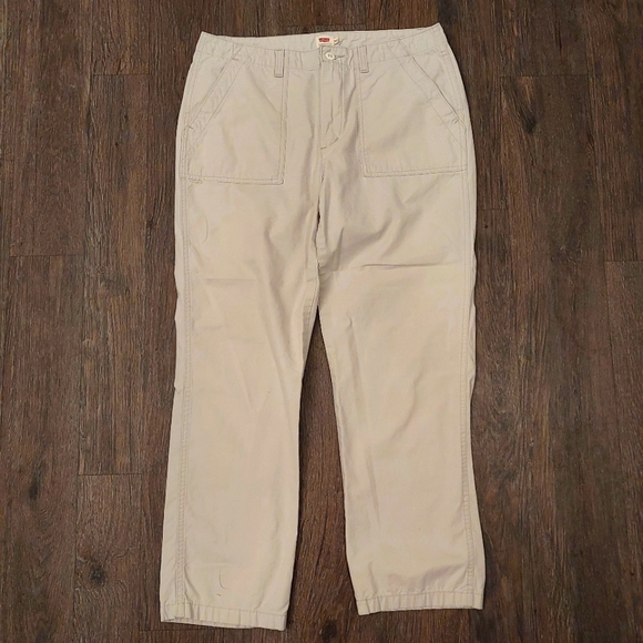 Levi's Beige Womens Ladies Size 30, Waist 16 Pants - Picture 1 of 6